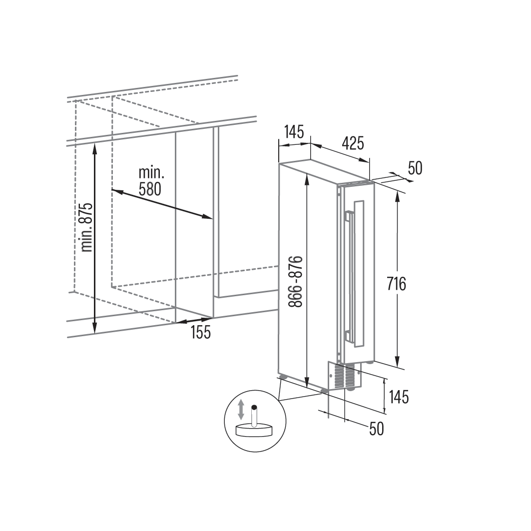 15 CM WIDE WINE CHILLER thumbnail image
